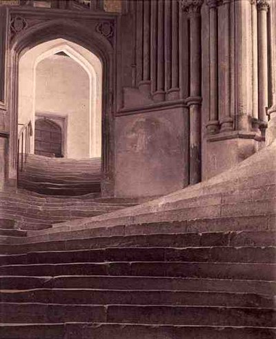 I gradini della Cattedrale di Wells da Frederick Henry Evans