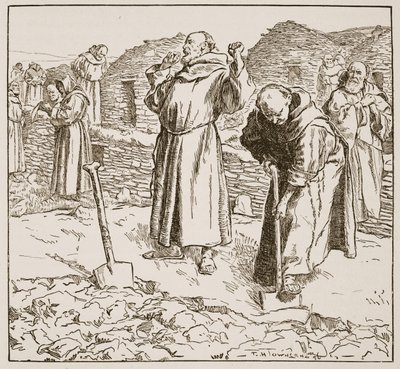 Agricoltura monastica, illustrazione da 
