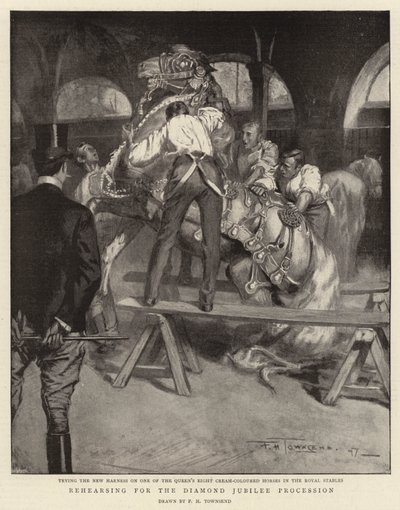 Prove per la Processione del Giubileo di Diamante da Frederick Henry Townsend