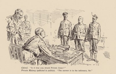 Soldato accusato di aver colpito un compagno da Frederick Henry Townsend