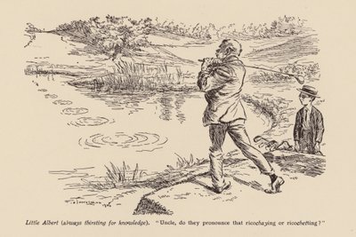 "Zio, lo pronunciano Ricoshaying o Ricochetting?" da Frederick Henry Townsend