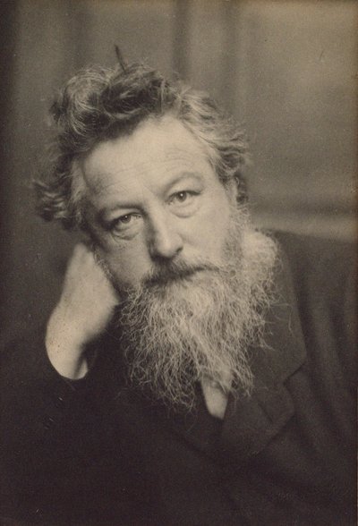 Ritratto di William Morris da Frederick Hollyer