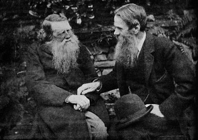 Ruskin e Holman Hunt godono di una conversazione sull