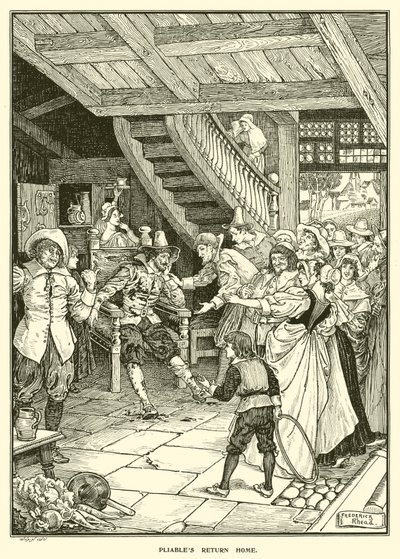 Il Ritorno di Pliable a Casa da Frederick Hurten Rhead