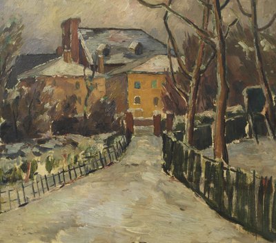 Paesaggio sotto la neve, c.1920 da Frederick James Porter