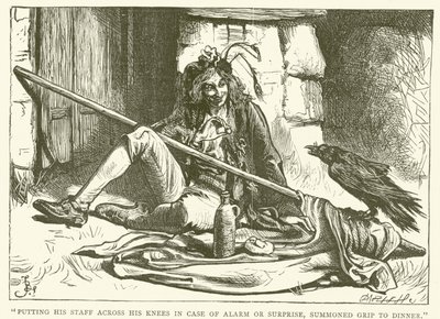 Illustrazione per Barnaby Rudge da Frederick L. Bernard