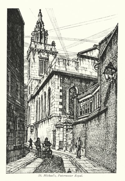 Londra: San Michele, Paternoster Royal da Frederick Landseer Maur Griggs