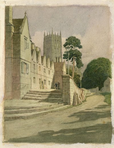 Le case di carità, Campden, 1907 da Frederick Landseer Maur Griggs