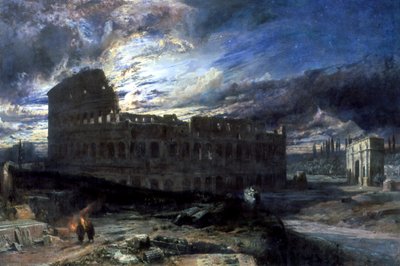 Il Colosseo a Roma al Chiaro di Luna da Frederick Lee Bridell