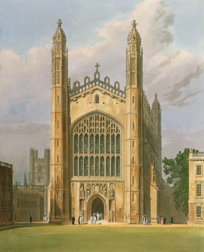 Cambridge: Kings College da "Storia di Cambridge", Vol.1 da Frederick Mackenzie