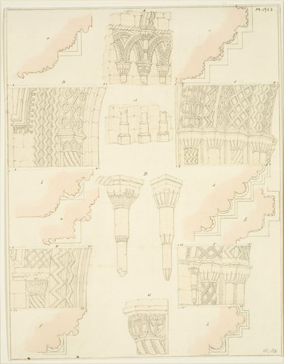 Dettagli del College Gateway da Frederick Mackenzie