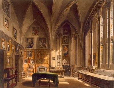 Interno della Sala Capitolare, illustrazione da 