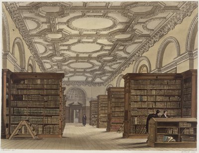 Interno della Biblioteca Pubblica, Cambridge, da 
