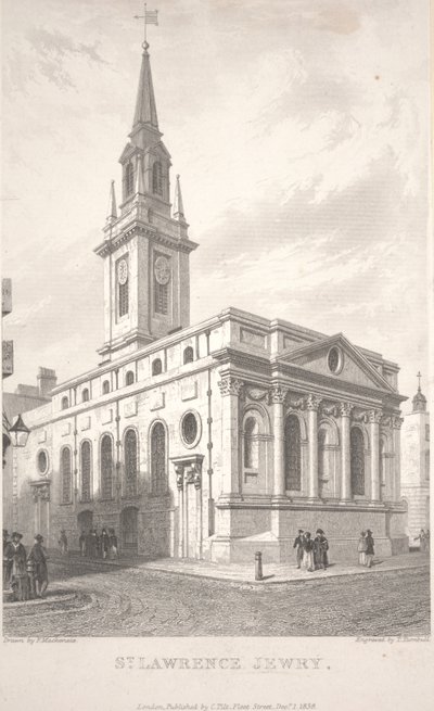 San Lorenzo Jewry, incisione di T. Turnbull da Frederick Mackenzie