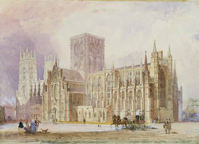 York Minster: vista da sud da Frederick Mackenzie