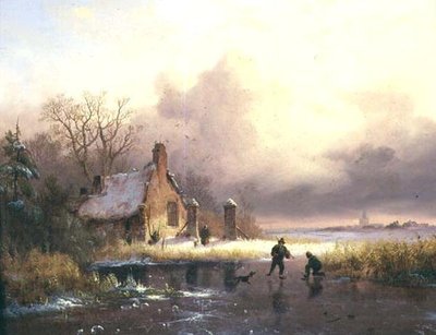 Paesaggio invernale da Frederick Marianus Kruseman
