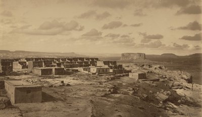 Mesa incantata, Acoma, Nuovo Messico, 1900 (foto) da Frederick Monsen