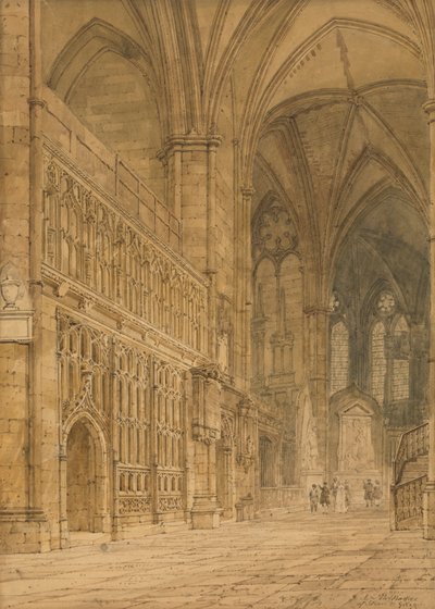 Ambulatorio, Abbazia di Westminster da Frederick Nash
