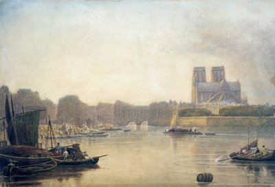 Notre Dame, Parigi, XIX secolo da Frederick Nash