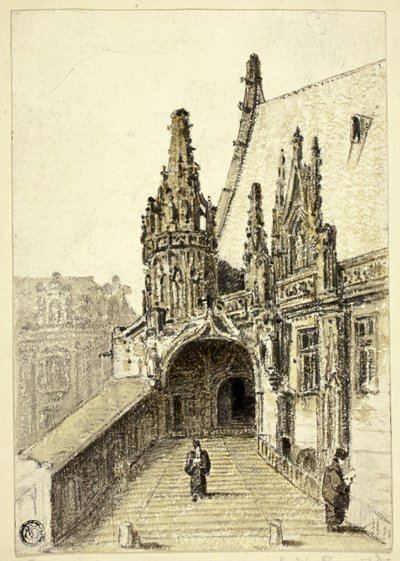 Palazzo di Giustizia, Rouen da Frederick Nash