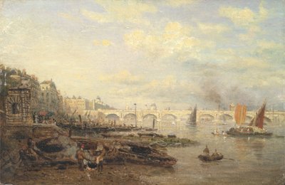 Il Tamigi e il ponte di Waterloo da Somerset House da Frederick Nash