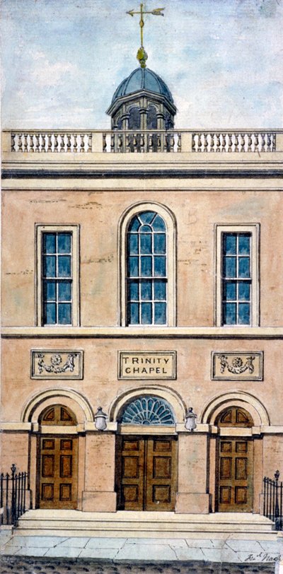 Cappella della Trinità, Conduit Street, Westminster, Londra, 1801 da Frederick Nash