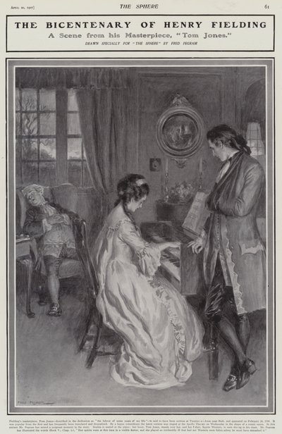 Una scena da Tom Jones di Henry Fielding da Frederick Pegram