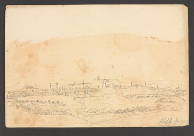 Aleppo da sud-ovest, Siria da Frederick Peter Layard