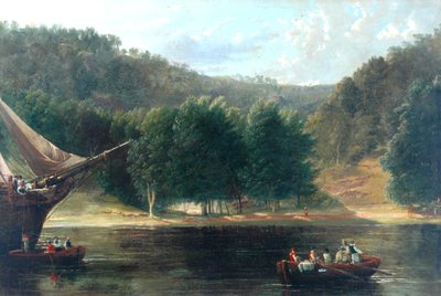 Scena costiera, 1835 da Frederick Richard Lee