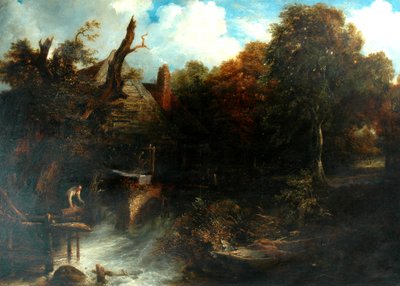Vecchio mulino ad acqua, North Devon da Frederick Richard Lee
