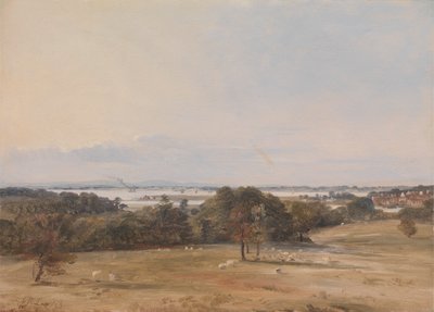 Acque di Southampton, vicino a Hamble da Frederick Richard Lee