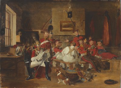 2º Life Guards, sala di guardia da Frederick Richard Pickersgill