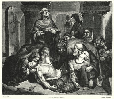La sepoltura di Harold da Frederick Richard Pickersgill
