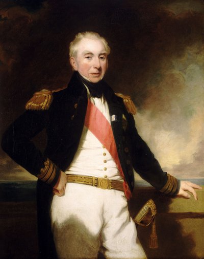 Ammiraglio Sir Robert Stopford (1768-1847), inizio a metà del XIX secolo da Frederick Richard Say