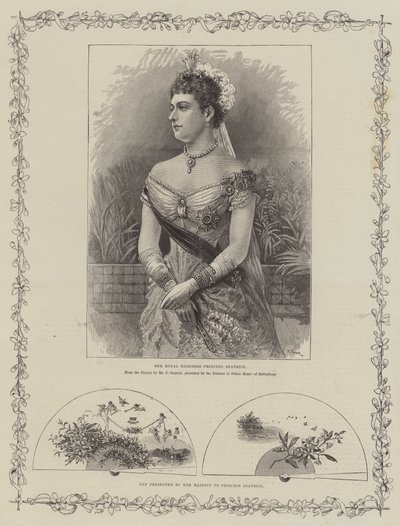 Matrimonio reale della principessa Beatrice e del principe Enrico di Battenberg da Frederick Sargent