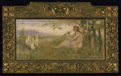 Ragazza con Conigli, 1886 da Frederick Stuart Church