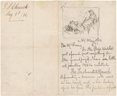 Studio dopo "Il monarca incantato" da Frederick Stuart Church