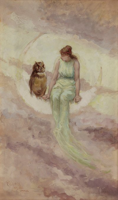 La figlia della strega, 1881 da Frederick Stuart Church