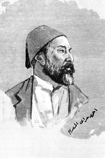 Ahmed Orabi Pasha, generale e ribelle egiziano, 1900 da Frederick Villiers