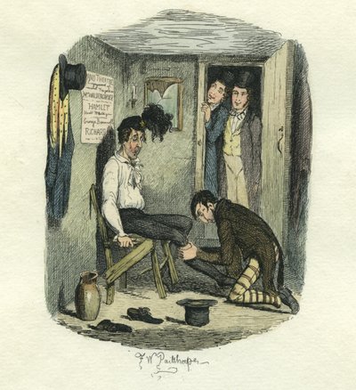 La scuoiatura di Amleto, Grandi Speranze, c.1885 da Frederick W. Pailthorpe