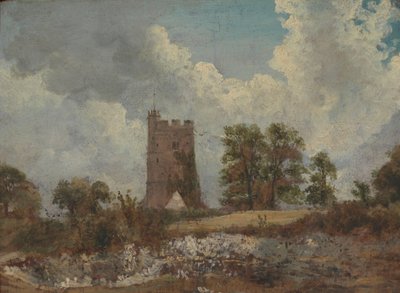 Paesaggio con una chiesa da Frederick W. Watts
