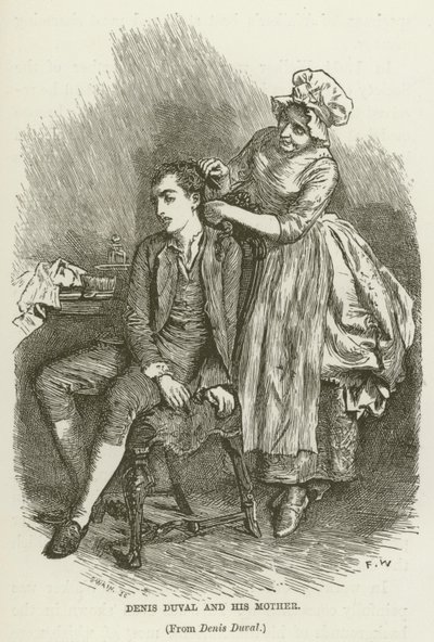 Denis Duval e sua madre da Frederick Walker