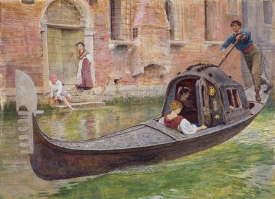 La gondola, 1868 da Frederick Walker