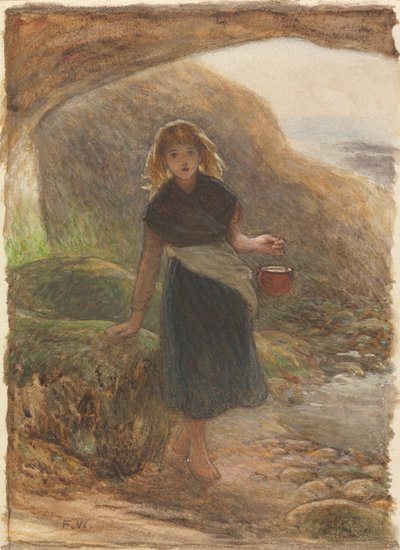 La raccoglitrice di cozze da Frederick Walker