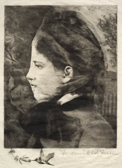Testa di donna da Frederick Warren Freer