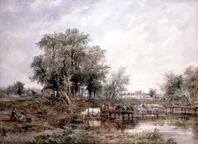 Un paesaggio del Suffolk da Frederick Waters Watts