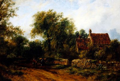 Paesaggio con figure, c.1840 da Frederick Waters Watts