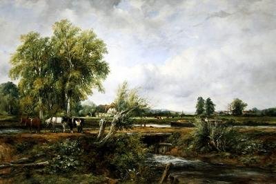 Chiusa vicino a un villaggio da Frederick Waters Watts