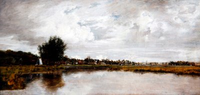 Il Fiume Yare a Thorpe, vicino a Norwich, c.1820-21 da Frederick Waters Watts