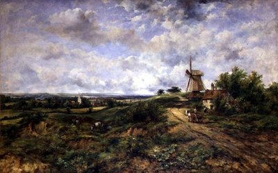 Veduta di Hampstead Heath da Frederick Waters Watts